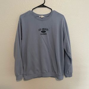 pale blue crewneck